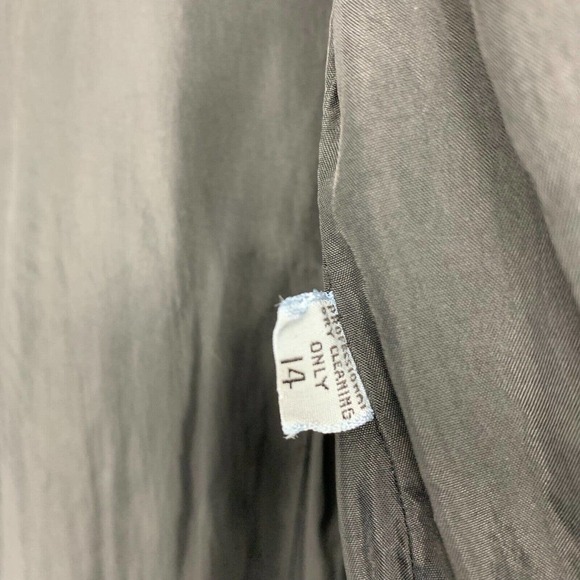 Vintage 1980's Agatha Brown Wool Black Plaid Blazer Jacket Sz 14 Notch Collar - Picture 6 of 7